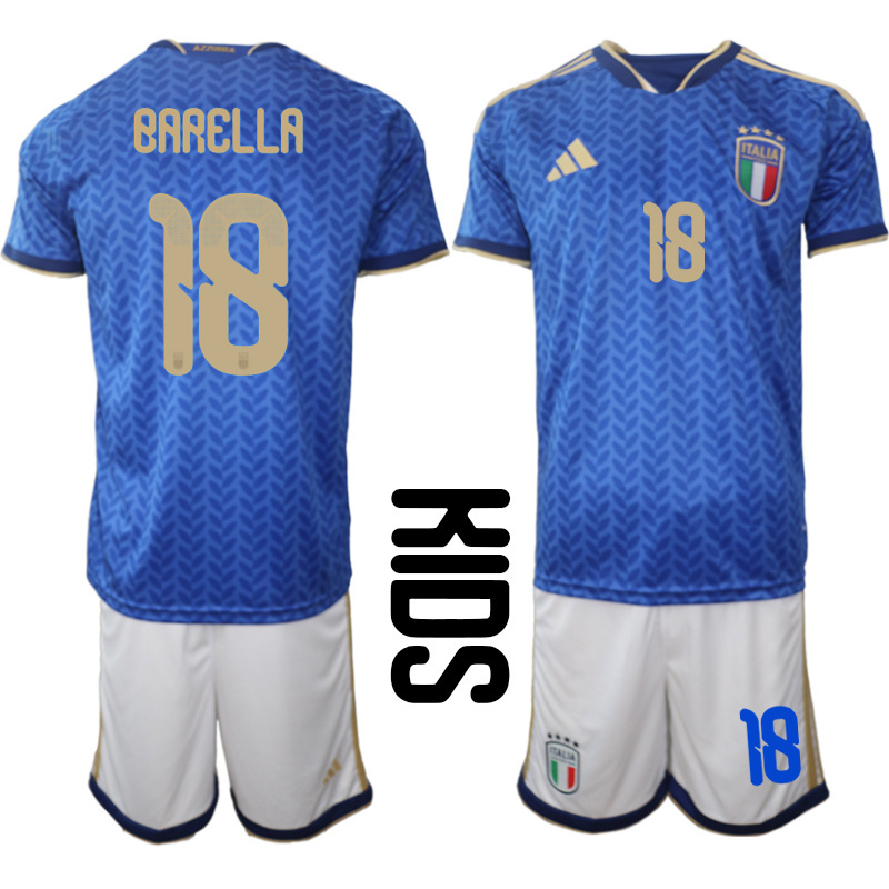 Youth Italy home 010 style 2026 World Cup Soccer jersey
